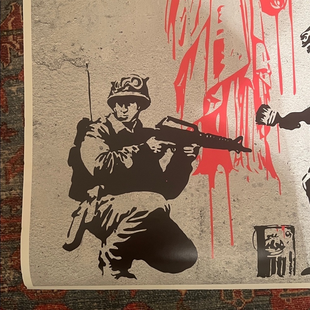 Banksy Genius Or Vandal An Unauthorized Exhibition Poster Liberty - LA Exhibit - Picture 3 of 7